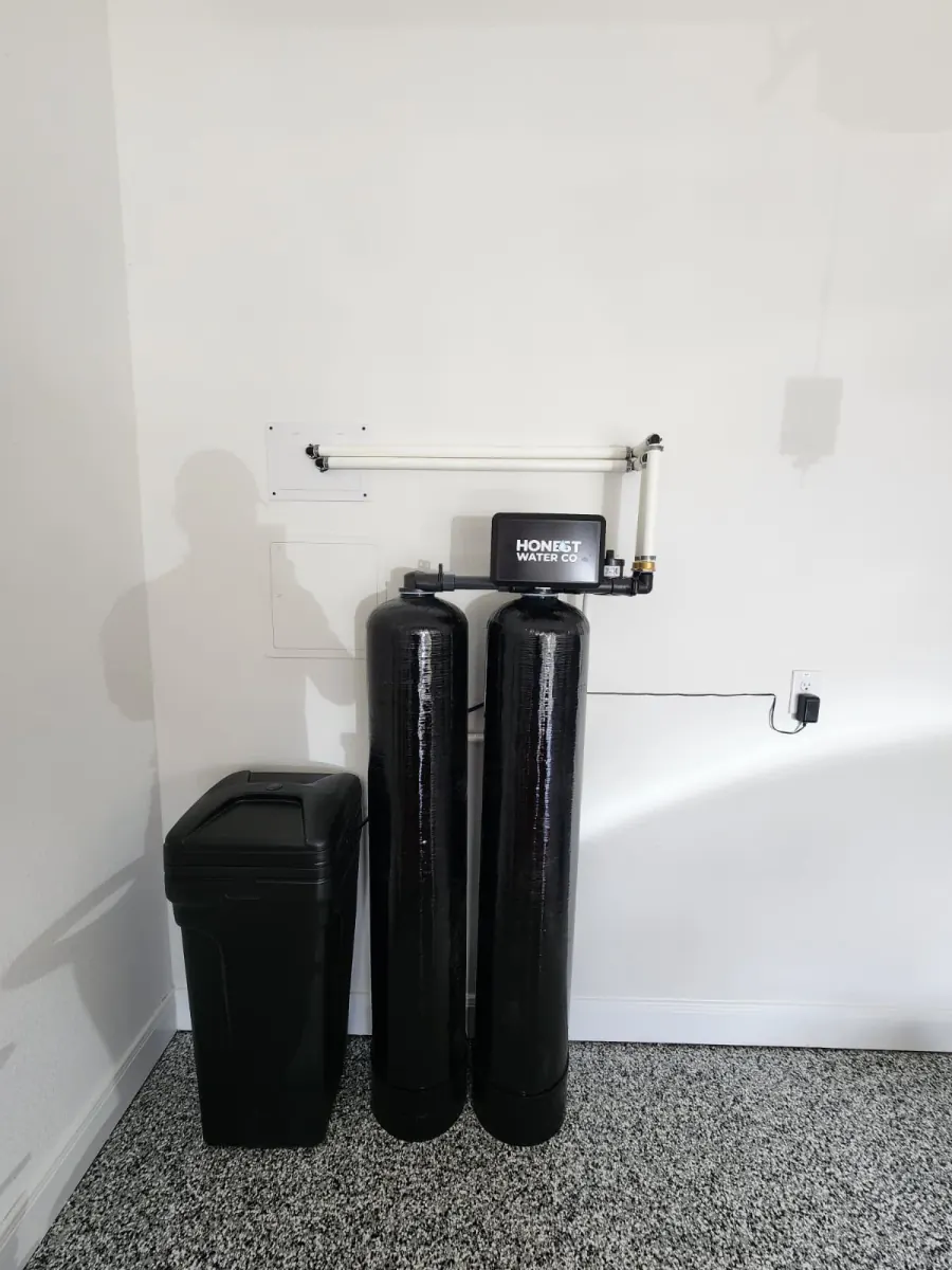 Honest Water branded tank installed