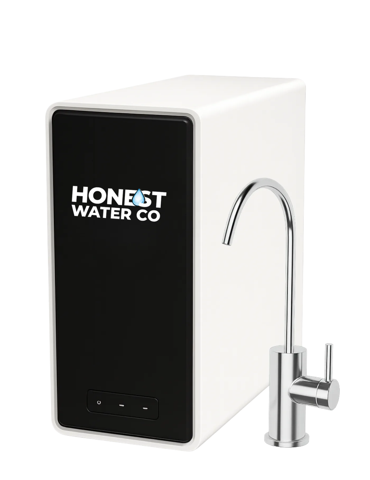 Honest Water tankless reverse osmosis system with dedicated faucet